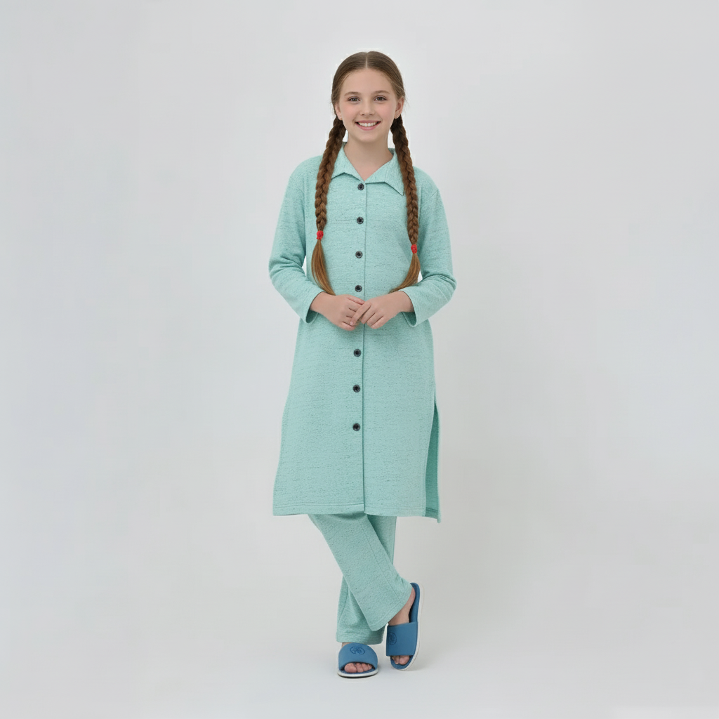 Sky Textured French Terry Co-ord