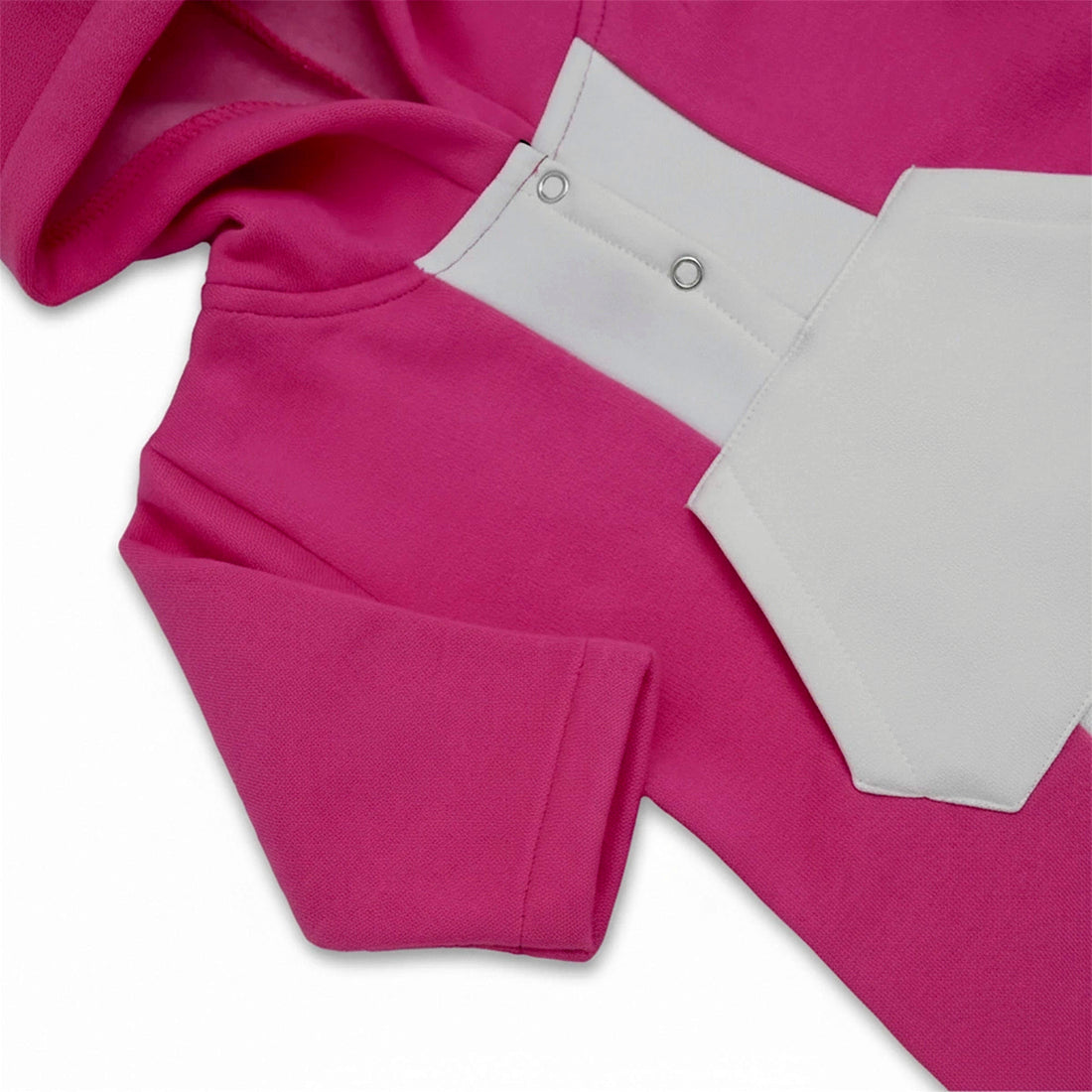 Baby Hood Romper Pink